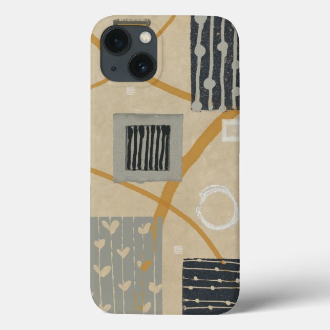 Abstrakte grafische Fliesen Case-Mate iPhone Hülle (Rückseite)