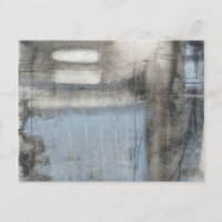 Abstrakte graue und blaue Malerei