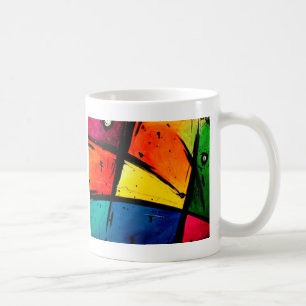 Abstrakte Groovy hauptsächlichkunst Kaffeetasse