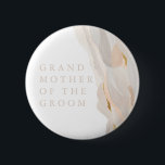 Abstrakte Großmutter der Groom-Taste Button<br><div class="desc">Dieses zeitlose,  romantische Design besticht durch einen Blumenstrauß mit sanften Farben und botanischen Akzenten. Alle Aspekte dieses Designs können bearbeitet werden (Schriftart,  Textgröße oder Blumenakzente werden verschoben/entfernt),  um Ihren Bedürfnissen gerecht zu werden. Bitte kontaktieren Sie mich,  wenn Sie Hilfe bei diesem Design benötigen</div>