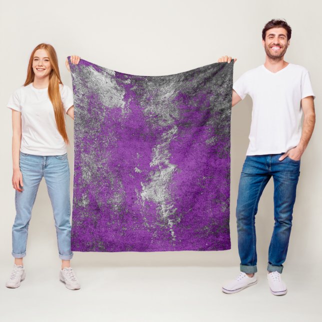 Abstrakte Grundierung Fleecedecke (Beispiel)