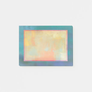 Abstrakte grüne und Lila Ruhe Post-it Klebezettel