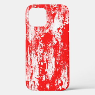 Abstrakte Grunge-Illustration Tintenpinsel-Effekt iPhone 12 Hülle