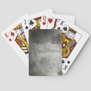 abstrakte Grunge schwarz-weiß strukturiert Spielkarten