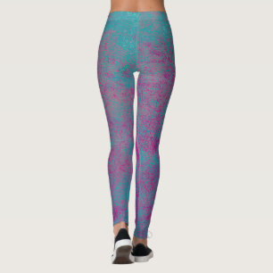 Abstrakte Grunge-Textur Leggings
