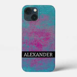 Abstrakte Grunge-Textur mit individuellem Namen Case-Mate iPhone Hülle