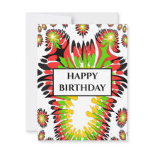 abstrakte Grußkarte