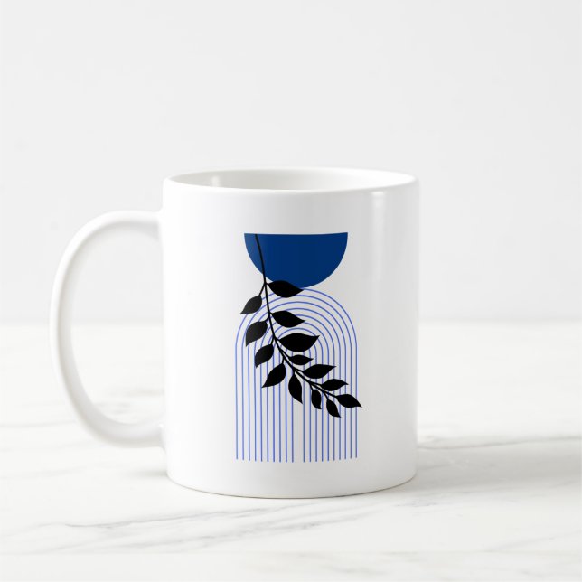 Abstrakte Harmonie Kaffeetasse (Links)
