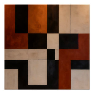 Abstrakte Harmonie Poster