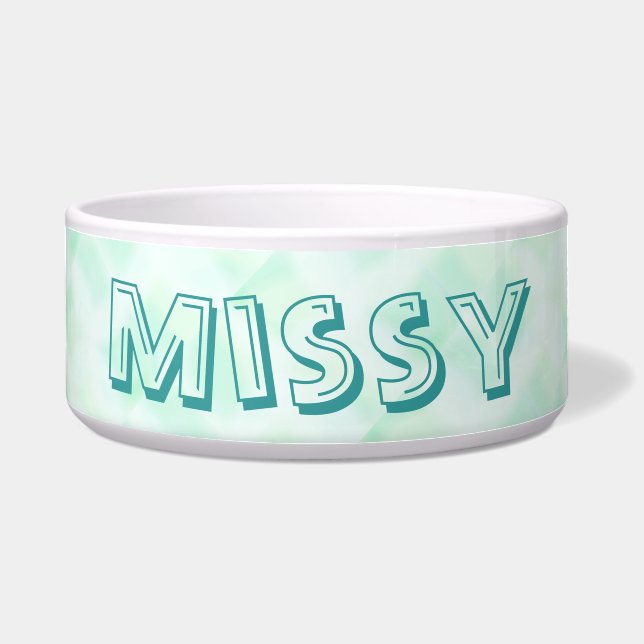 Abstrakte Haustierschüssel Napf (Vorderseite)