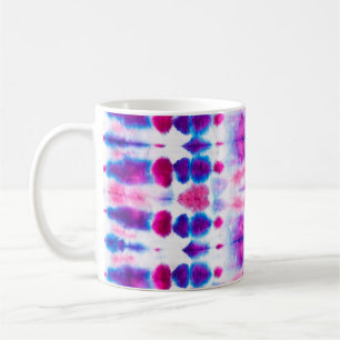 Abstrakte, hellrote Gelbe Kunst Kaffeetasse