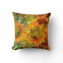 Abstrakte Herbstfarben Blumen