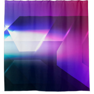 Abstrakte Hexagonalform-Background-Abstract, Art, Duschvorhang