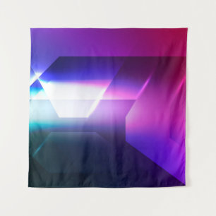 Abstrakte Hexagonalform-Background-Abstract, Art, Wandteppich