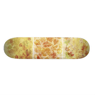 Abstrakte Hintergründe, Watercolor, Blätter Skateboard