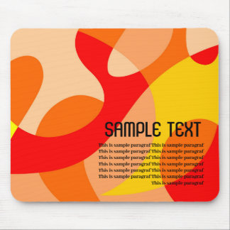 Abstrakte Hintergrundfarbe der Flüssigkeit Mousepad