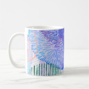 Abstrakte Hintergrundfarbe Kaffeetasse