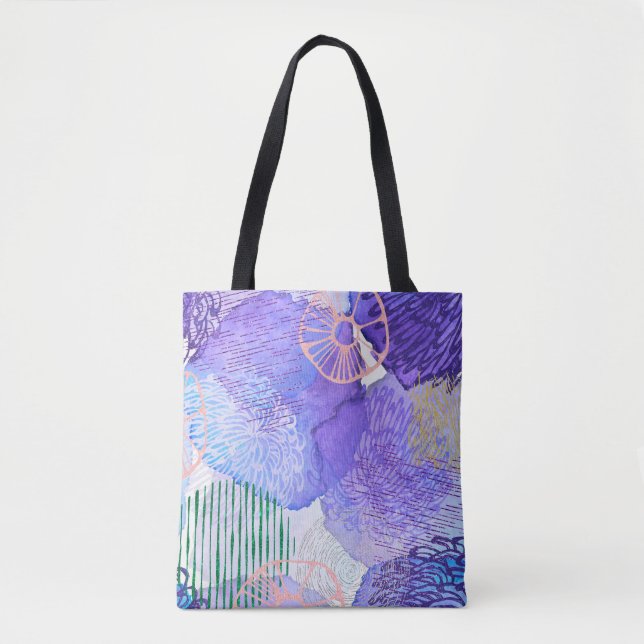 Abstrakte Hintergrundfarbe Tasche (Vorderseite)