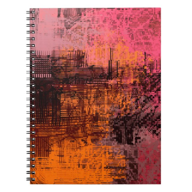 Abstrakte Hintergrundkunst. 2D-Illustrationsbild.  Notizblock (Vorderseite)
