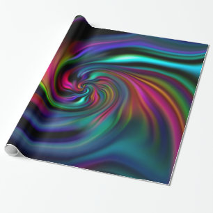 Abstrakte Hintergrundspiralen Soft I Geschenkpapier