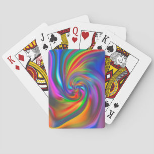 Abstrakte Hintergrundspiralen Soft II Spielkarten