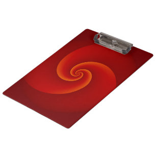 Abstrakte Hintergrundspiralen weich III Klemmbrett