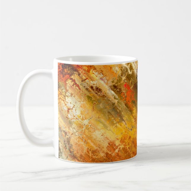 Abstrakte Hintergrundtexte Kaffeetasse (Links)