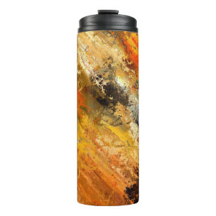 Abstrakte Hintergrundtexte Thermosbecher