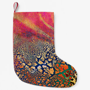 Abstrakte, hochdetaillierte, strukturierte Grunge- Kleiner Weihnachtsstrumpf
