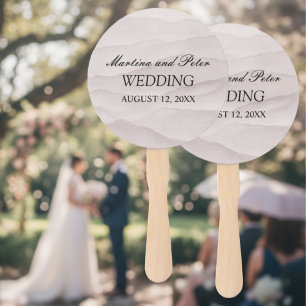 Abstrakte Hochzeit aus staubigen Rose Fächer