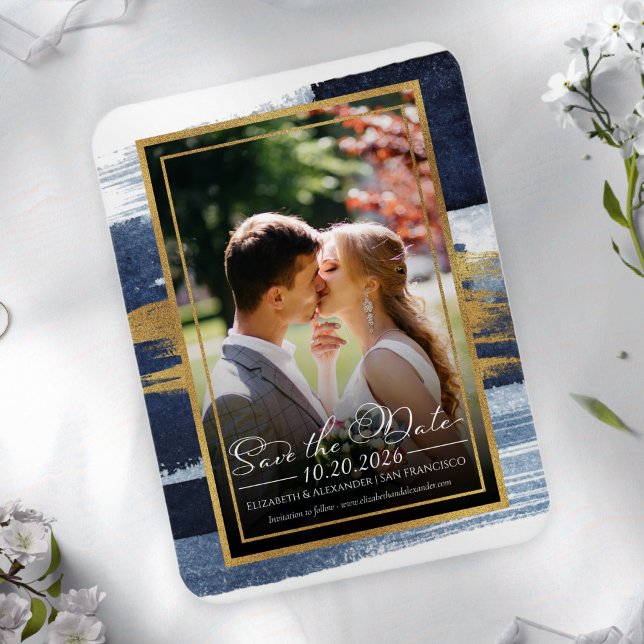 Abstrakte Hochzeit Speichern Sie das Datum der Ein Magnet (Von Creator hochgeladen)