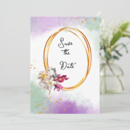 Abstrakte Hochzeitseinladung Einladung