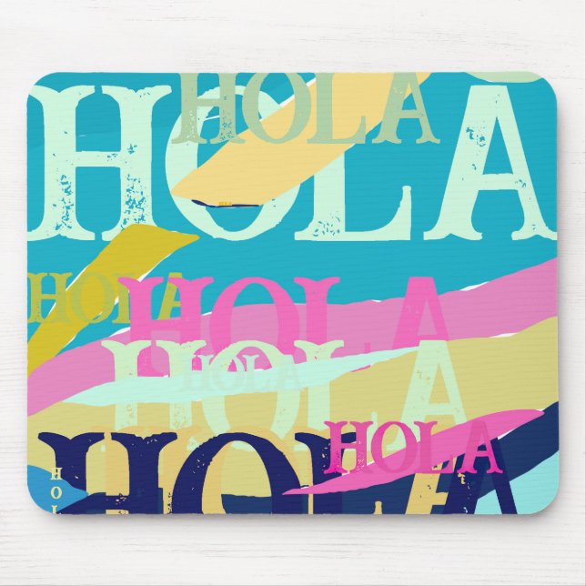 Abstrakte Hola Mousepad (Vorne)