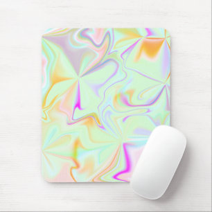 Abstrakte Hologramm Imitate Farbiges Muster Mousepad