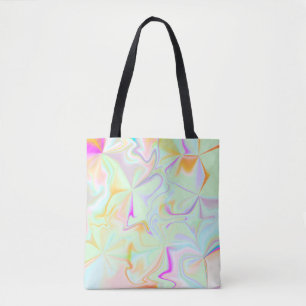 Abstrakte Hologramm Imitate Farbiges Muster Tasche