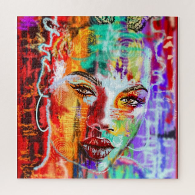 Abstrakte Hübsche Lady Art - Schön (Vertikal)