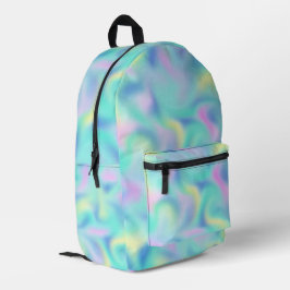 Abstrakte Hübsche Pastell-Wirbel Muster Bedruckter Rucksack