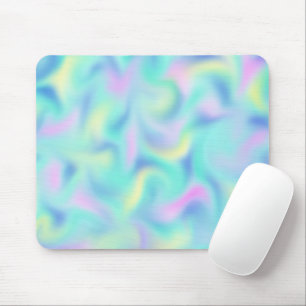 Abstrakte Hübsche Pastell-Wirbel Muster Mousepad