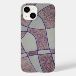 Abstrakte Hülle für Purple iPhone / iPad