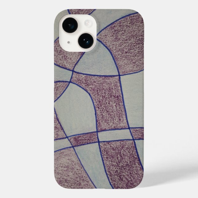 Abstrakte Hülle für Purple iPhone / iPad (Rückseite)