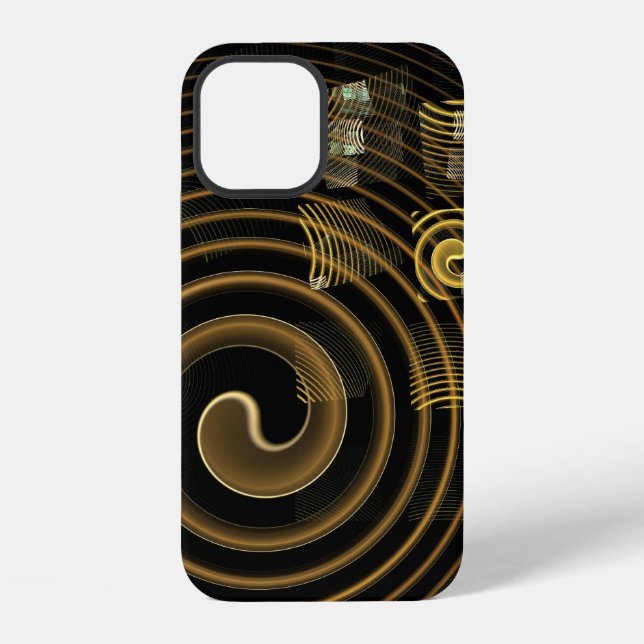 Abstrakte Hypnose iPhone 12 Hülle (Rückseite)