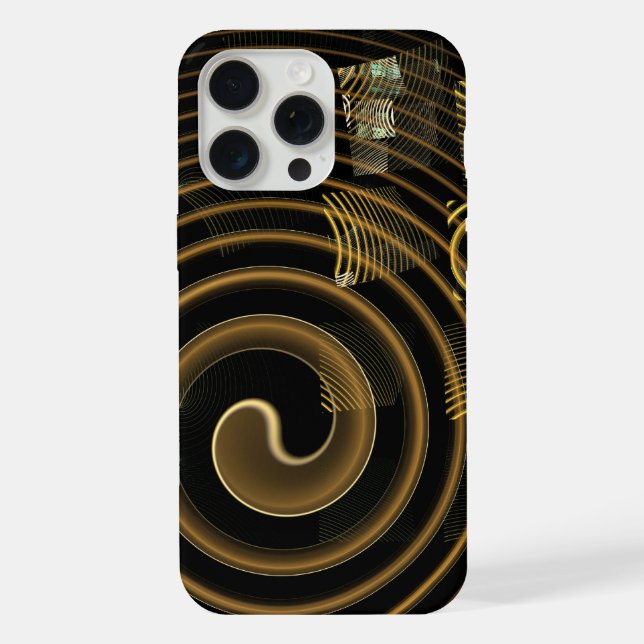 Abstrakte Hypnose iPhone 15 Pro Max Hülle (Rückseite)