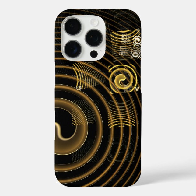 Abstrakte Hypnose iPhone 16 Pro Hülle (Rückseite)