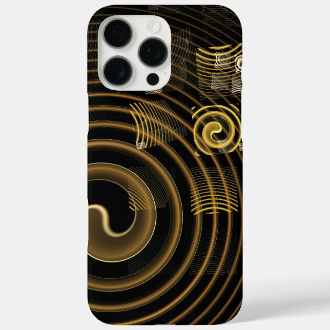 Abstrakte Hypnose iPhone 16 Pro Max Hülle (Rückseite)