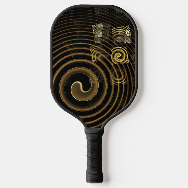Abstrakte Hypnose Pickleball Schläger (Vorderseite)