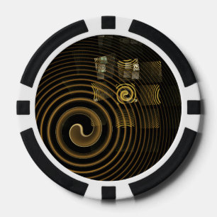 Abstrakte Hypnose Pokerchips