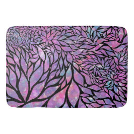 Abstrakte impressionistische Blätter Badematte