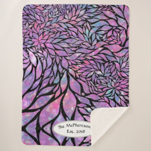 Abstrakte impressionistische Blätter Sherpadecke