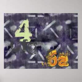 Abstrakte Industriekunst Poster