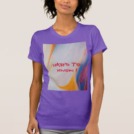 "Abstrakte Intrigen: Typografie auf W T-Shirt